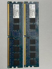 Nanya 1GBx2 PC2-4200U 533Mhz DIMM 1.90V 16-chips 240Pins NT1GT64U8HA0BY-37B picture