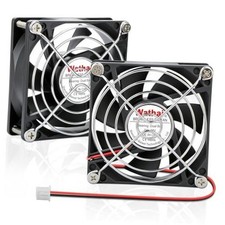 2PCS 8025 48V 80mm DC Computer Cooling Fan 80x80x25mm 2Pin High CFM | 48V Fan picture