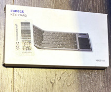 Inateck KB06101 Wireless Foldable Keyboard w/ Built-In Touchpad QWERTY Gray picture
