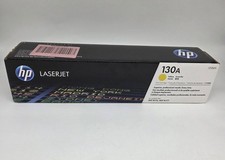 NIB HP 130A Yellow Laserjet Toner Cartridge • CF352A • New, Sealed picture