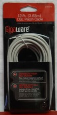 Gigaware  12-ft DSL Patch  Cable New 279-014 NIB works with all DSL signals. G87 picture