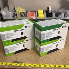 Genuine Lexmark 75M0XCG/75M0XKG/75M0XMG/75M0XYG 4-Color Toner Bundle (CKMY) - Fa picture