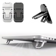 2PCS Foldable Invisible Laptop Stand Adjustable Adhesive Notebook Riser PC Mac picture
