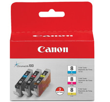 Canon CLI-8 3-Color Ink tank with Cyan, Magenta & Yellow Inks for PIXMA Series picture