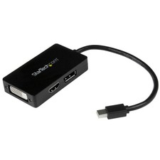 StarTech.com Travel A/V adapter - 3-in-1 Mini DisplayPort to DisplayPort DVI or picture