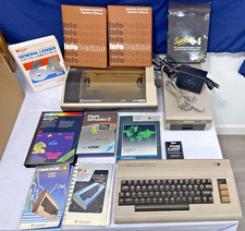COMMODORE 64 C64 Bundle   Disks, Printer, Keyboard, Floppy Drive - TURNS ON,READ picture