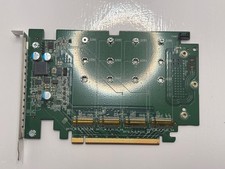 Dell DPWC400 QUAD M.2 PCIe Solid State Drive Storage Adapter Card 6N9RH PHR9G picture