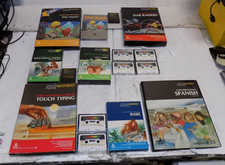 Atari 400/800 Cartridges / Tapes Lot Games & Software Untested picture