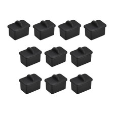 SFP-A Anti Dust Plug Port Dust Silicone Covers Caps Stoppers Black/10pcs picture