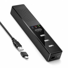 3 in 1 USB Computer Speaker with Microphone, PC Laptop Desktop Conference Spe... picture
