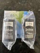Black - Lxtek Manufactured Ink P2820 - 2 Factory Sealed PG-245XL Ink Cartridge picture