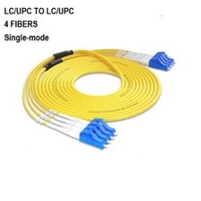 10-50M Fiber Optic Jumper 4 Fiber SC LC Fan-Out SM OS2 Breakout Cable Assemblies picture