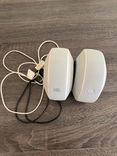 Pair of JBL Pebbles Pebble USB Powered PC Computer Speakers Silver picture