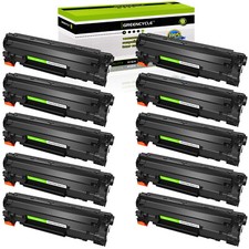 GREENCYCLE 10PK CB435A Toner Fits For HP LaserJet P1003 P1004 P1005 P1006 P1009 picture