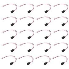 20pcs Type-C to Bare Wire Cable, Round USB-C Female Socket to Pigtail 6