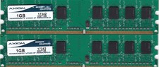 2GB 2x1GB PC2 6400 DDR2-800 AXIOM MEMORY SOLUTIONS 17342 Desktop Ram Memory Kit picture