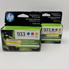 HP 933 Tri color Ink Cartridge EXP 2024 (SET OF 2) picture