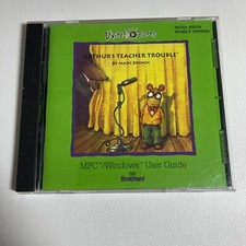 Vintage 1993 Arthur's Teacher Trouble MPC Windows 95 3.1 Mac CD ROM Living Books picture