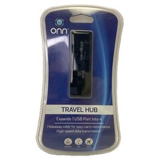 ONN Travel USB 2.0 Hub – 681131542265 – New – Compact & Portable picture