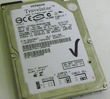 60GB Hitachi HTS541060G9AT00 Laptop IDE Hard Drive P/N 0A25827 MLC: DA1106 picture