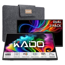 Kado 2-Pack 15.6-Inch 1080p IPS Monitor Extender for Laptop picture