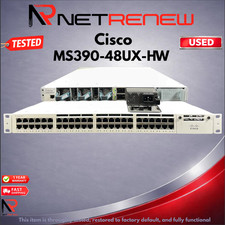Cisco Meraki MS390-48UX-HW 48 Port mGig Cloud Managed UPoE L3   Switch picture