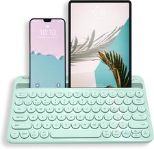 Macally Bluetooth Keyboard for Tablet | Wireless iPad Mint Green  picture