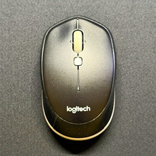 Logitech M535 Bluetooth Wireless Optical Mouse Black/Gray Used Working picture
