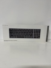 New Satechi Slim X2 Bluetooth Backlit Keyboard For Mac Black Grey Wireless FX picture