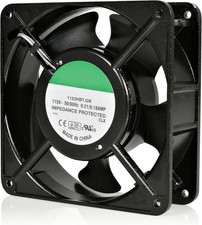 120Mm Axial Rack Muffin Fan for Server Cabinet, 115V, AC Cooling, Low Noise & Qu picture