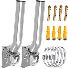 Flexible 430 Stainless Steel Mounting Bracket - 11 in, 2-Pack for Outdoor Use picture