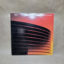 MUSEUM RARE IBM Disk Storage Promotional Advertising Platter Disk 8.5” w/ Sleeve picture