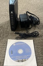 Motorola SB5120 SurfBoard Cable Modem Power Cord Installation CD-ROM picture
