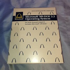 Microsoft MS-DOS 4.01 For Arche Personal Computers 5.25” Brand New Sealed picture