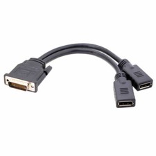 DMS-59Pin Male to Dual DP Displayport Female Splitter Extension Cord DMS HDMI picture