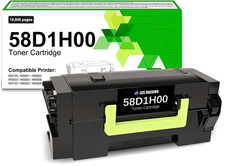 58D1H00 Black Toner Cartridge for Lexmark MS725/MS821/MS825/MS826 & MX Series picture