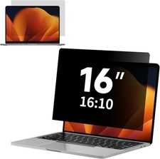 16 Inch Laptop Privacy Screen, Blue Light Filter Anti Glare Film for 16:10 Displ picture