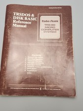 TRS-DOS & DISK BASIC Reference Manual Radio Shack TRS-80 Micro Computer 1stEd 79 picture