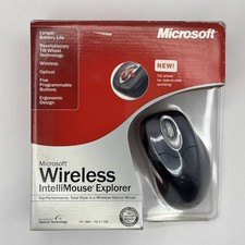 Microsoft Wireless Intellimouse Explorer w/Tilt Wheel Metallic Blue (M03-00039) picture