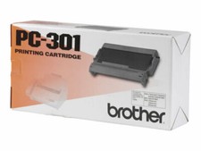 Brother PC-301 Thermal Transfer Printing Cartridge - Black (1 Pack) New Sealed picture