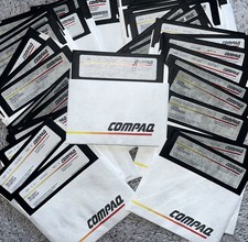 Compaq MS-DOS 3.31 Lot 43 5.25 Floppy Disks Diagnostics Utilities Untested 80s picture