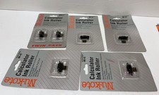 LOT OF 6 ~ NuKote Calculator Ink Roller Black Replacement NR-42 ~ Brand New picture