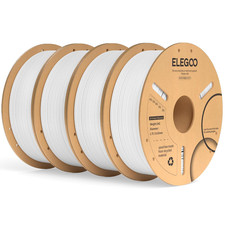PLA plus 3D Printer Filament 1.75Mm White 4KG, Tougher & Stronger | Upgrade PLA picture