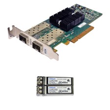 IBM Mellanox 00E1856 2-Port 10G SFP+ RoCE SR Network Adapter PCIe x8 LP +GBICs picture