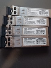 LOT 4x Genuine Nokia 3HE09326AA 01  SFP+ 10GE SR-LC  850nm  I-Temp IPUIBXVDAA picture