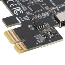 Black USB3.2 PCI E Riser Card Ceramic Capacitors Double Protection Fast N picture