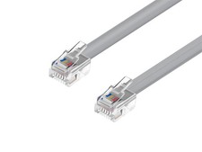 Monoprice Phone Cable, RJ12 (6P6C), Reverse for Voice - 7ft picture