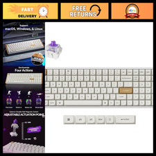 Wireless 96% Mechanical Keyboard with Number Pad, Hall Effect Switches, Mac/Wind picture