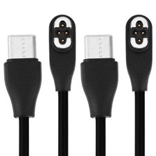 2pcs Magnetic Charging Cables for Shokz, Black Portable 1m/3.28ft, black picture