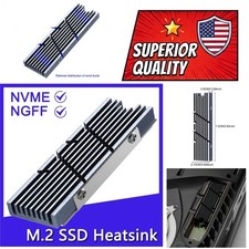 GPUHOLD M.2 SSD Heatsink NVMe NGFF 2280 Aluminum Radiator with Thermal Pad picture